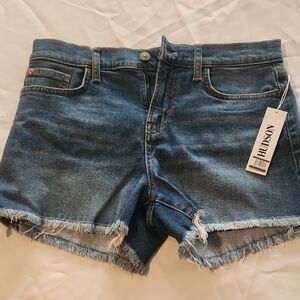 Hudson Jeans Women's Blue Denim Shorts